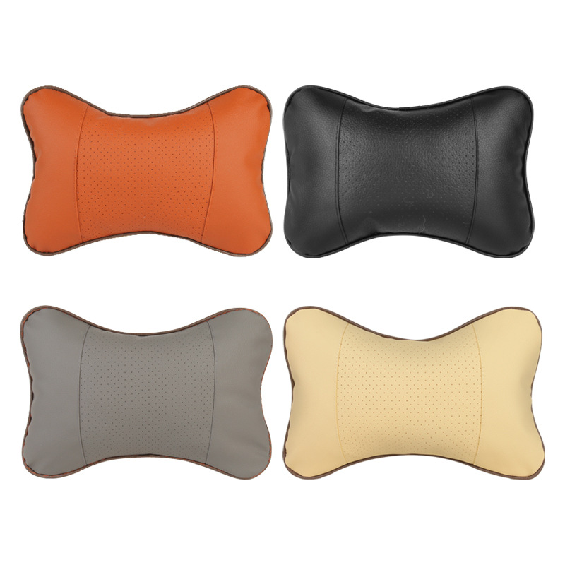 Car Headrest, Car Pu Leather Bone Pillow, Neck Pillow Available in All Seasons, Car Supplies, Wholesale Car Danny Pillow