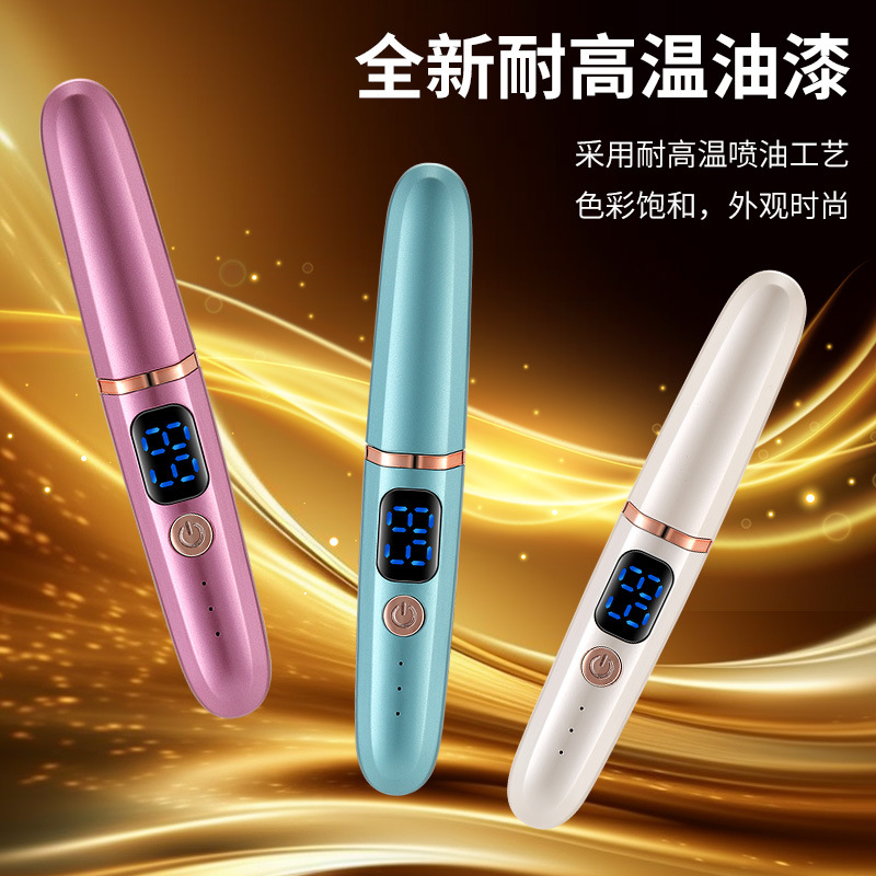 Cross-border new electric eyelash curler heating eyelash curler with power display lasting styling eyelash curler