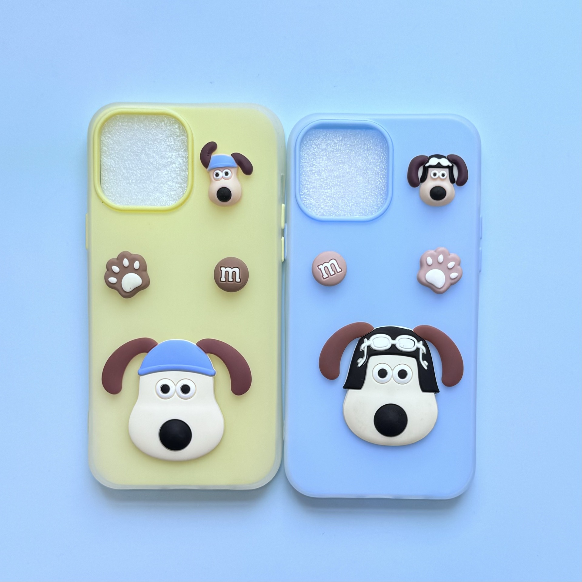 small size Handdog PVC Soft Glue Jewelry Accessories DIY Cream Glue Mobile Phone Case Hole Shoes Hair Accessories Cup Patch