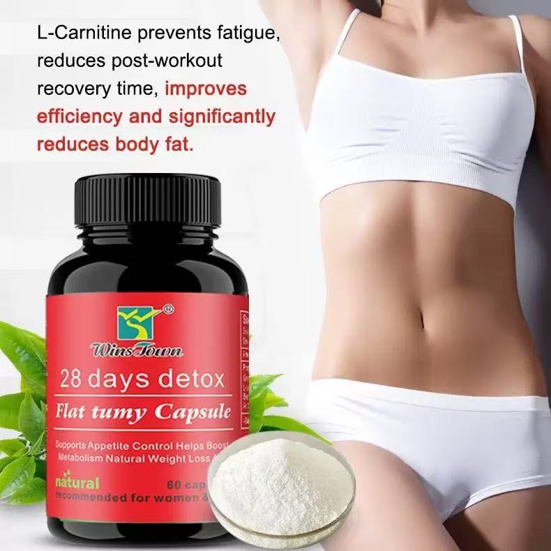 Foreign Trade Cross-Border Export 28 Days Detox Flat Tummy Capsules Slimming Pills