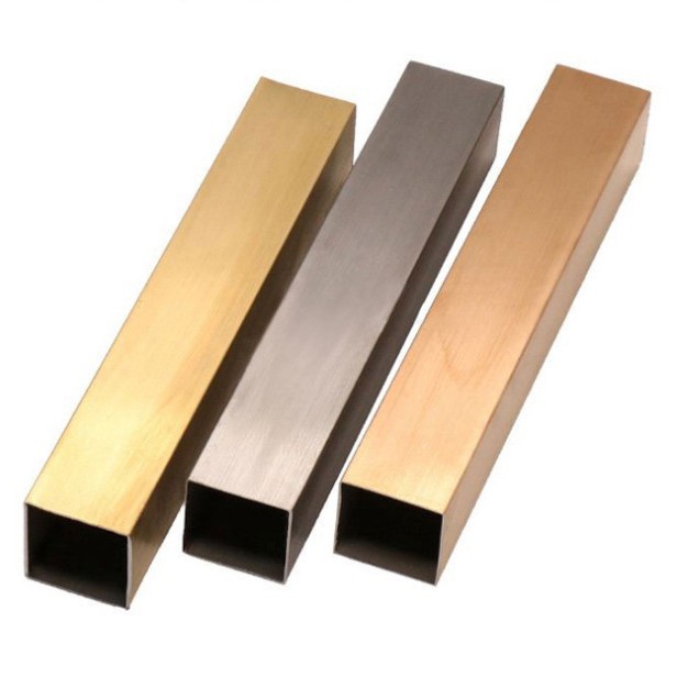 304 Stainless Steel Rectangular Tube Brushed Bright Flat Tube Processing and Cutting Decorative Square Tube Thickeneded Industrial Hollow Tube