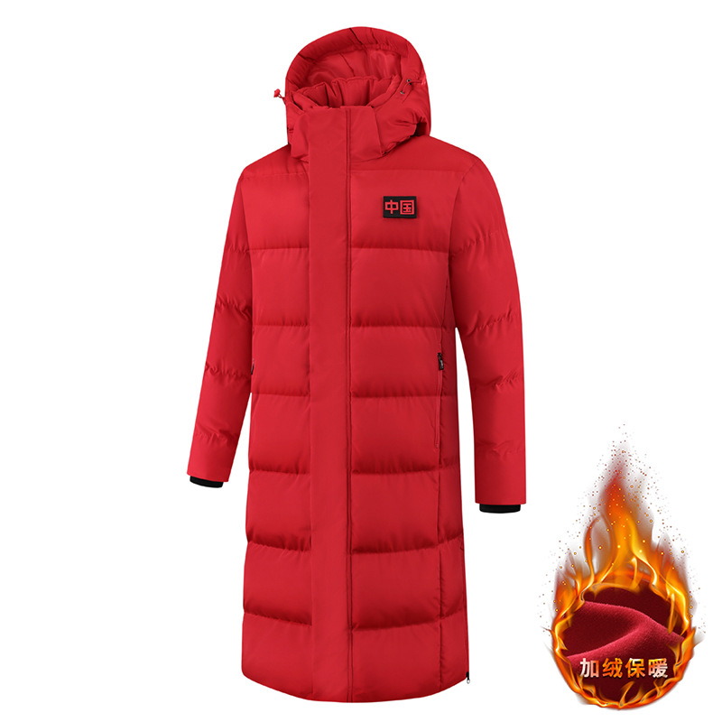 National Team Sports Winter Training Cotton Outwears for Men and Women, Long down Cotton Outwears, Kidsren's Football Team Training Uniforms, Jackets with Printing