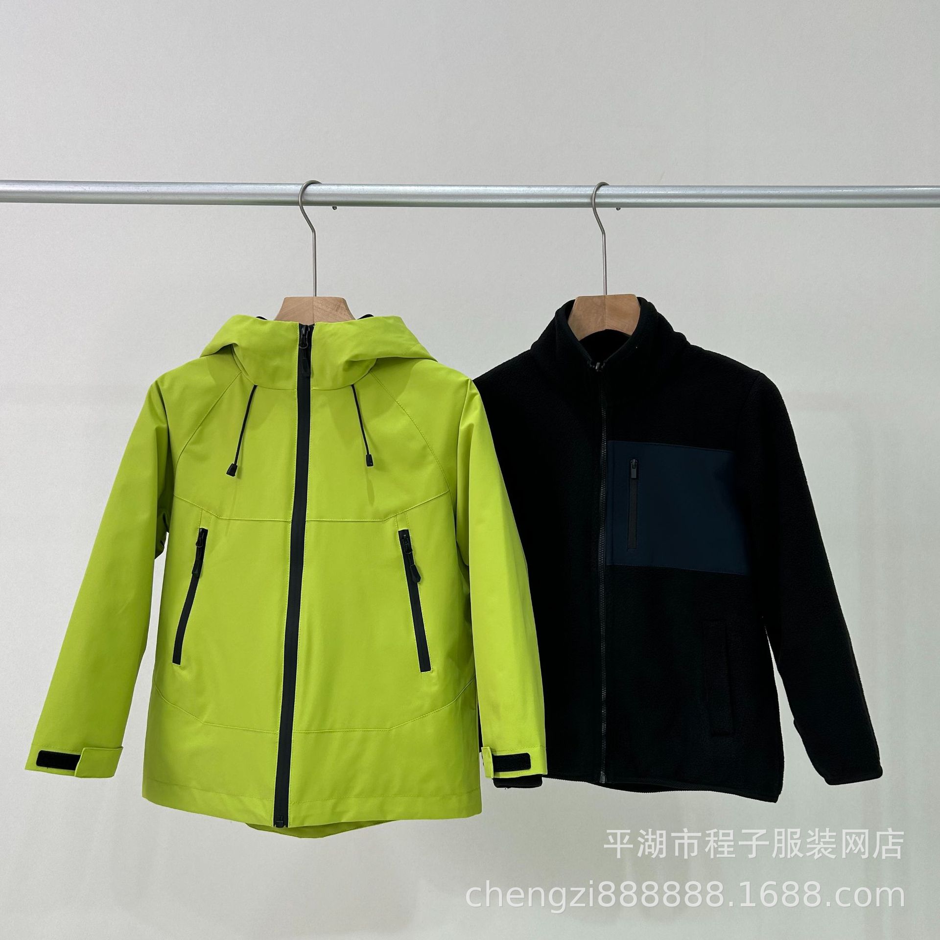 New Parent-Child Children's Outdoor Quality Three-In-One Jacket, Three-Proof, Thickened, Soft and Warm, Three-Wear and Removable Liner