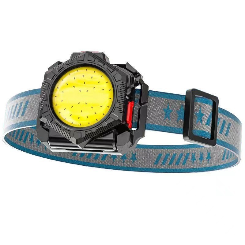 Led strong light wrist lamp head lamp ankle lamp head-mounted charging super bright fishing super long endurance flashlight night fishing