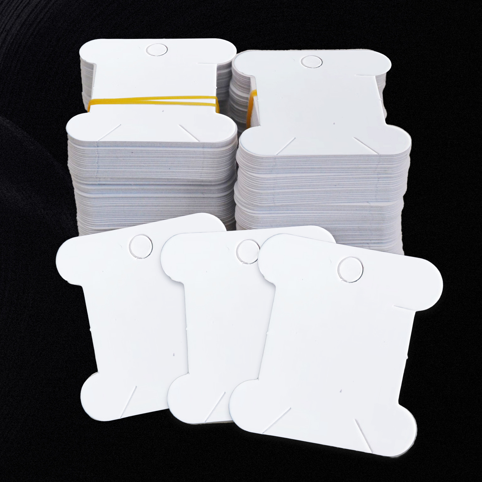 Bone type paper winding Board cross stitch White Cardboard DIY paper winding board thickened white cardboard winding board