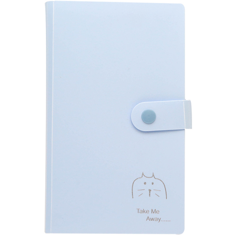 Cross-border foreign trade snap button 3 inch small card to shoot up the star photo character card storage book cartoon business card folder wholesale