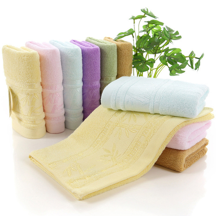 Gaoyang Towel Bamboo Fiber Towel Wholesale Jacquard Broken Towel Soft Absorbent Jacquard Thick Towel Custom Made