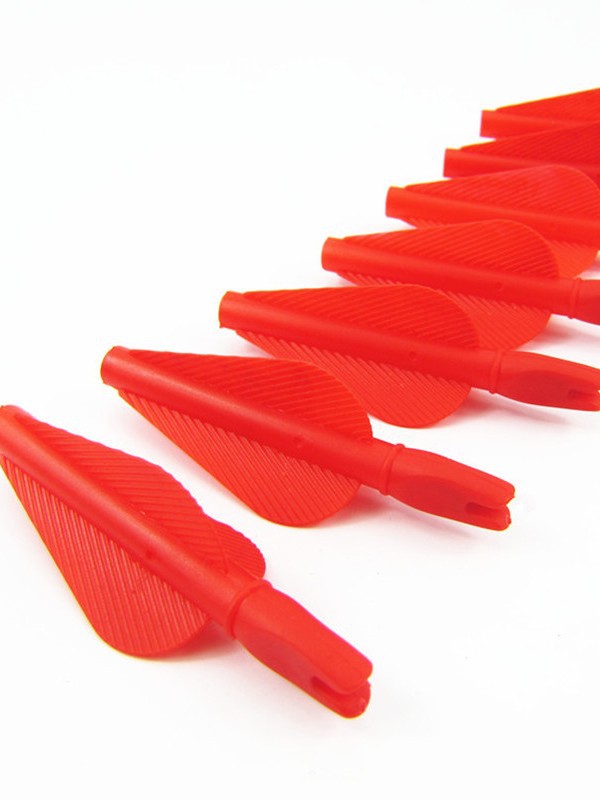 Bow and Arrow 8mm Arrow Feather and Arrow Tail Integrated Plastic Jacket Traditional Recurve Straight Pull Scenic Park DIY Archery Accessories