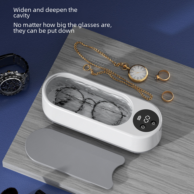 New ultrasonic cleaning machine household glasses cleaner jewelry watch braces cleaning stains vibration cleaning box