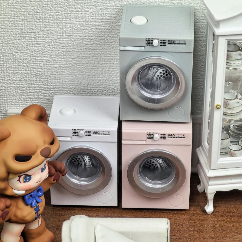 Модная мини-стиральная машина с 12 точками для ролевых игр миниатюрная модель подвижная игрушка сцена подарок для куклы Ob11