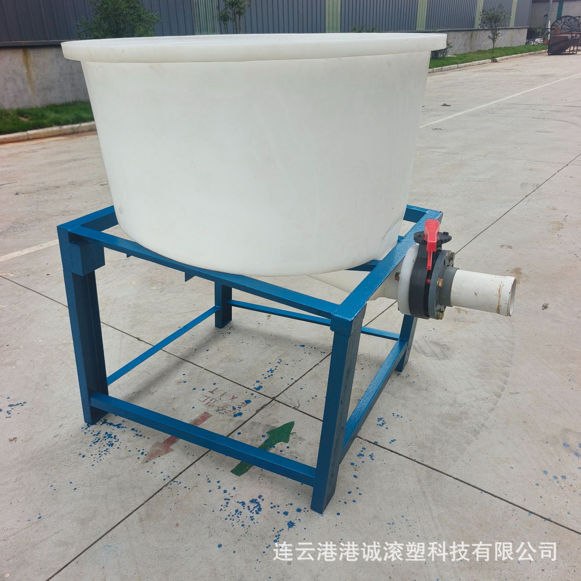 Кварцевый песчаный бак для отмачивания, хлорный песчаный ведро, материал PE, кислотостойкость, щелочестойкость, коррозионная стойкость, износостойкость, пластиковый бак большого диаметра