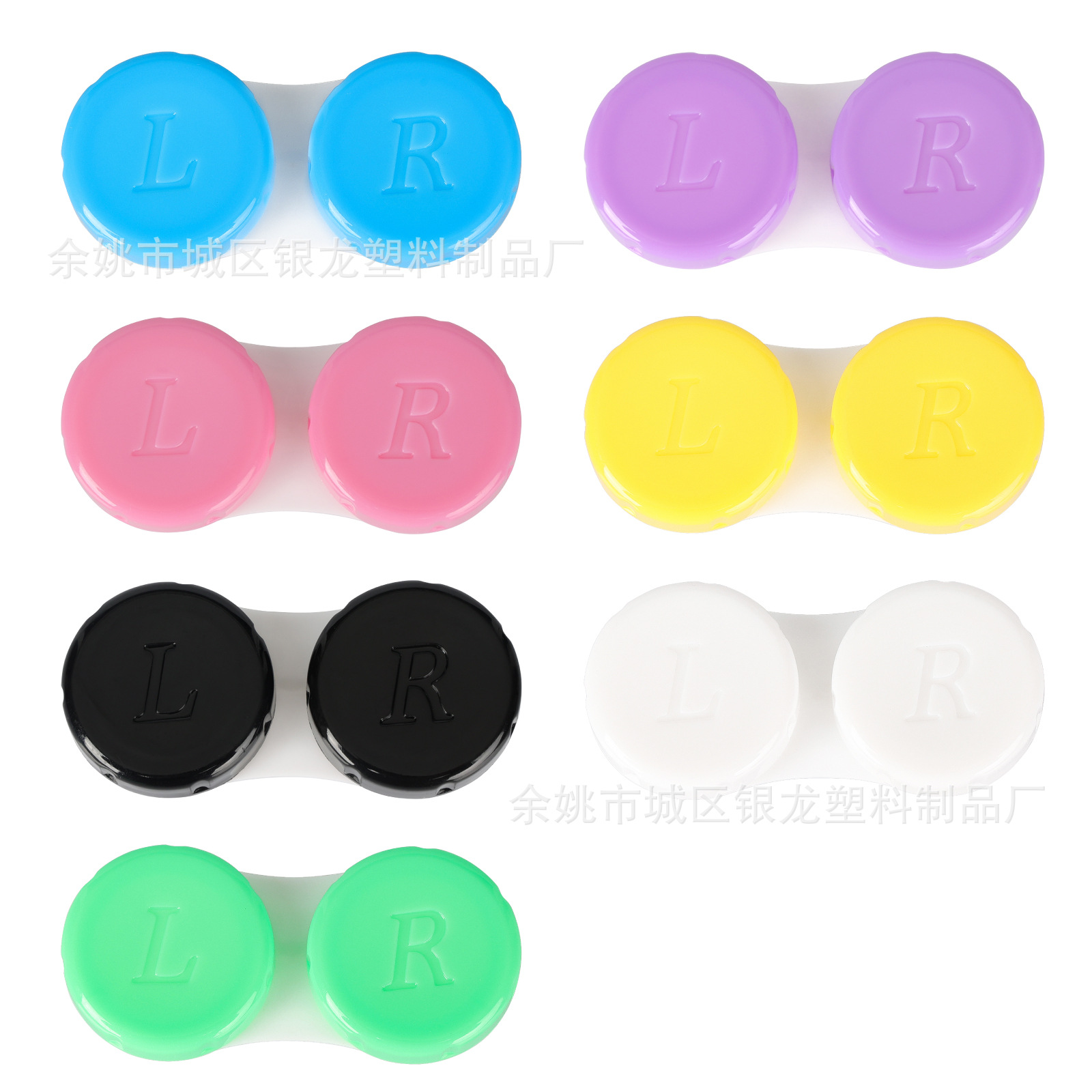 Коробка для контактных линз Комплект для ухода за линзами Двойная коробка для контактных линз