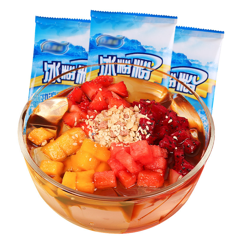 Kangya Cool Ice Powder Original Flavor Sichuan Ice Jelly Powder for Home Use Brown Sugar Ice Jelly for Commercial Use