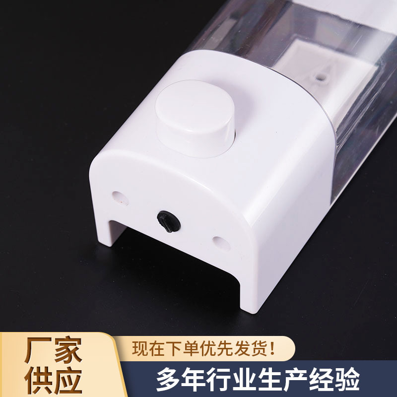 Manufacturer Supplies 500ml Manual Press Soap Dispenser Hotel Bathroom Plastic Shower Gel Box Wall-Mounted Soap Dispenser