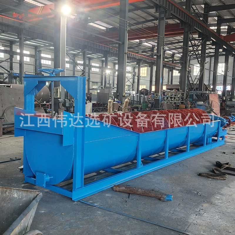 Mining Sorting Single/Double Spiral Washing Machine Water Washing Sand Gold Spiral Grading Equipment Spiral Classifier Manufacturer