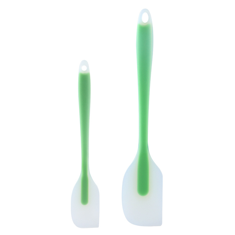 Factory in stock integrated semi-permeable silicone scraper baking scraper cake spatula cream scraping knife baking tools