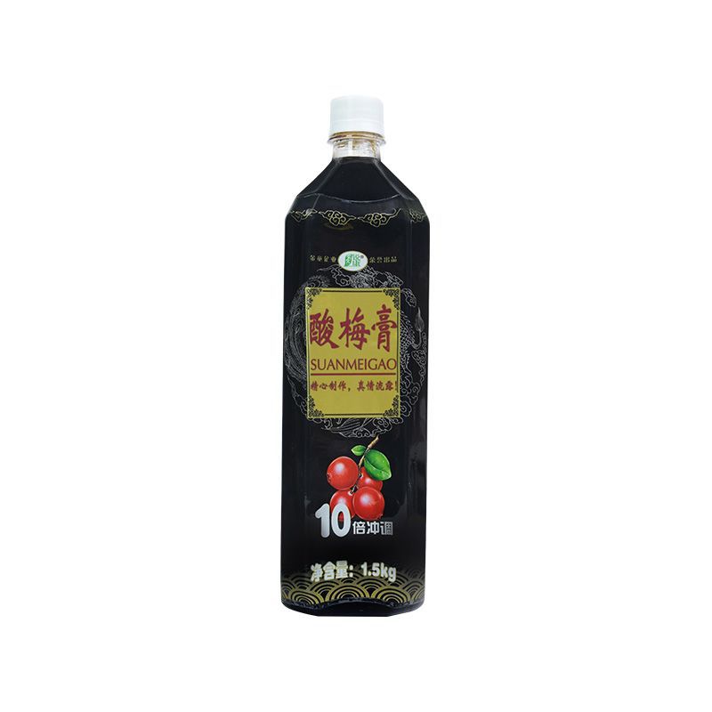 Ruikang Golden Boy Sour Plum Paste Whole Box 1.5kg*12 Bottles of Sour Plum Soup 10 Times Concentrated Sour Plum Juice Black Plum Catering Commercial
