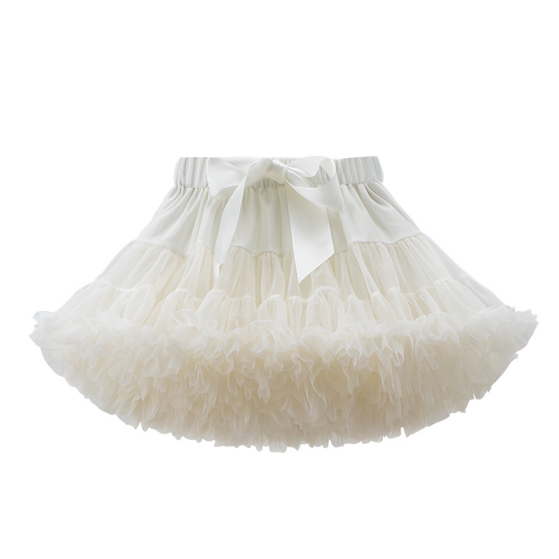 Skirt Milan Classic European and American Kidsren's Skirt Kidsren's Tutu Skirt Girls Autumn and Winter Tutu Skirt Princess Skirt Mesh Skirt
