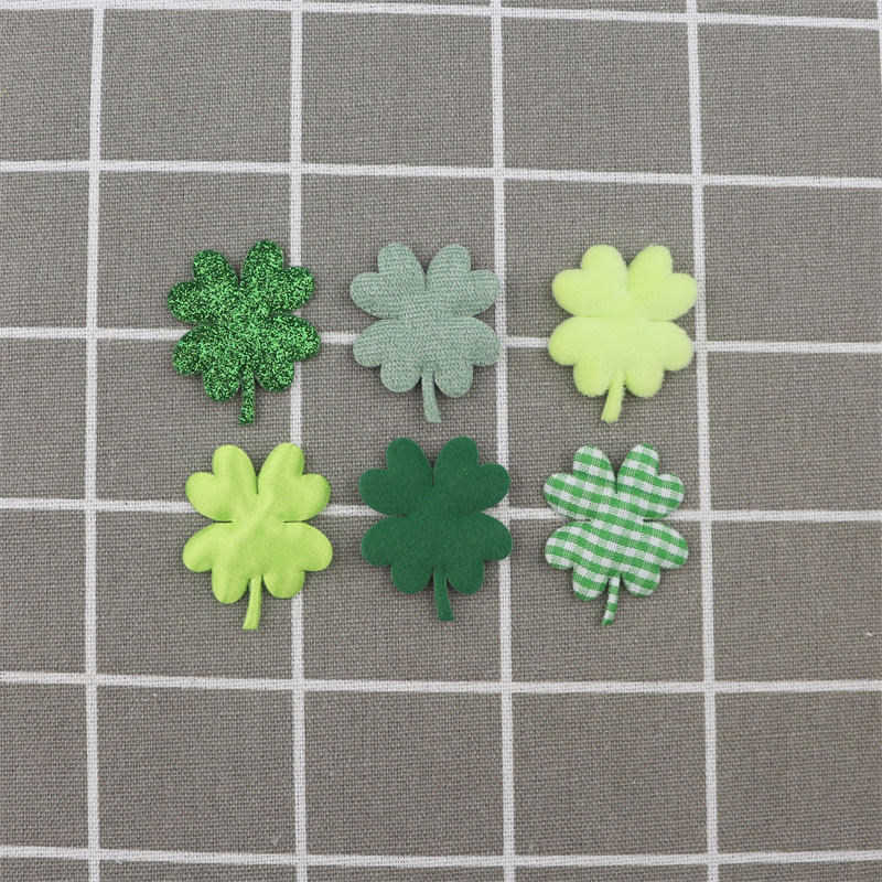 Двусторонние аксессуары, четырехлистный клевер, материалы для праздников