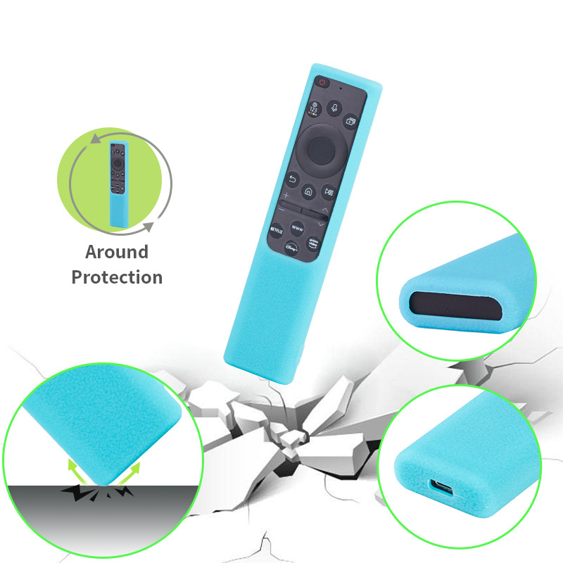 Suitable for Samsung solar remote control silicone cover BN59-01385 all-inclusive corrosion pattern 01358D protective case