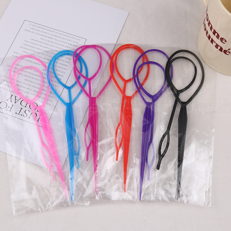 Wholesale pattern hair pull pin hair stick set girls Balls Head shape hair coil artifact hairdressing tool hair cutter