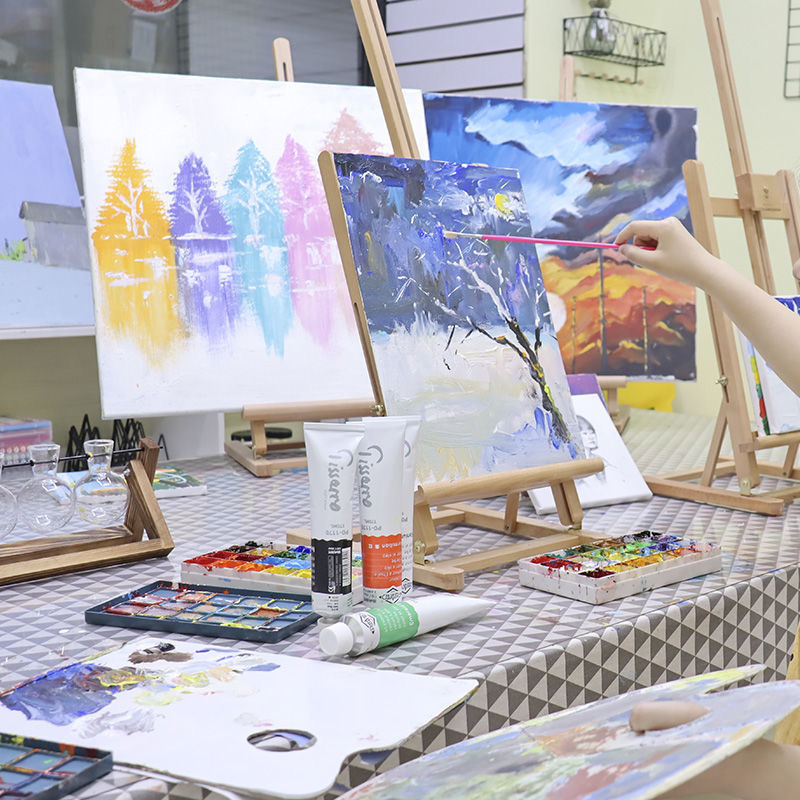 Oil drawing board Art beginners pure white acrylic painting sheet diy cotton canvas drawing board factory direct sales