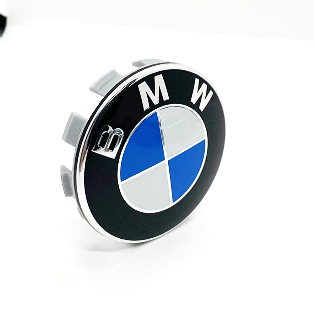 Suitable for Bmw Hub Cap Bmw Blue and White 68mm Car Hub Cap 10-Claw Tire Center Decorative Cap