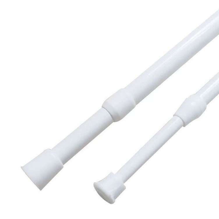 No-Drill Shower Curtain Rod, Retractable Curtain Rod, Curtain Rod, Balcony Clothes Drying Rod, Wardrobe Hanging Rod, Multifunctional Retractable Rod