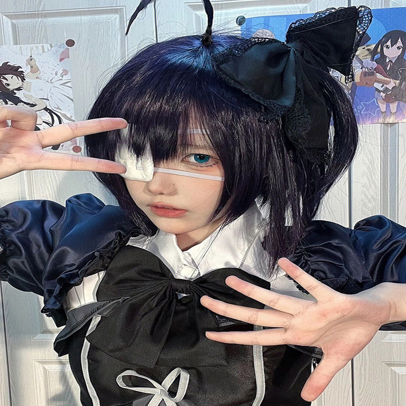 Маска для одного глаза, маска для глаз в стиле аниме для ролевых игр, милый японский стиль, персонажи с синдромом средней школы