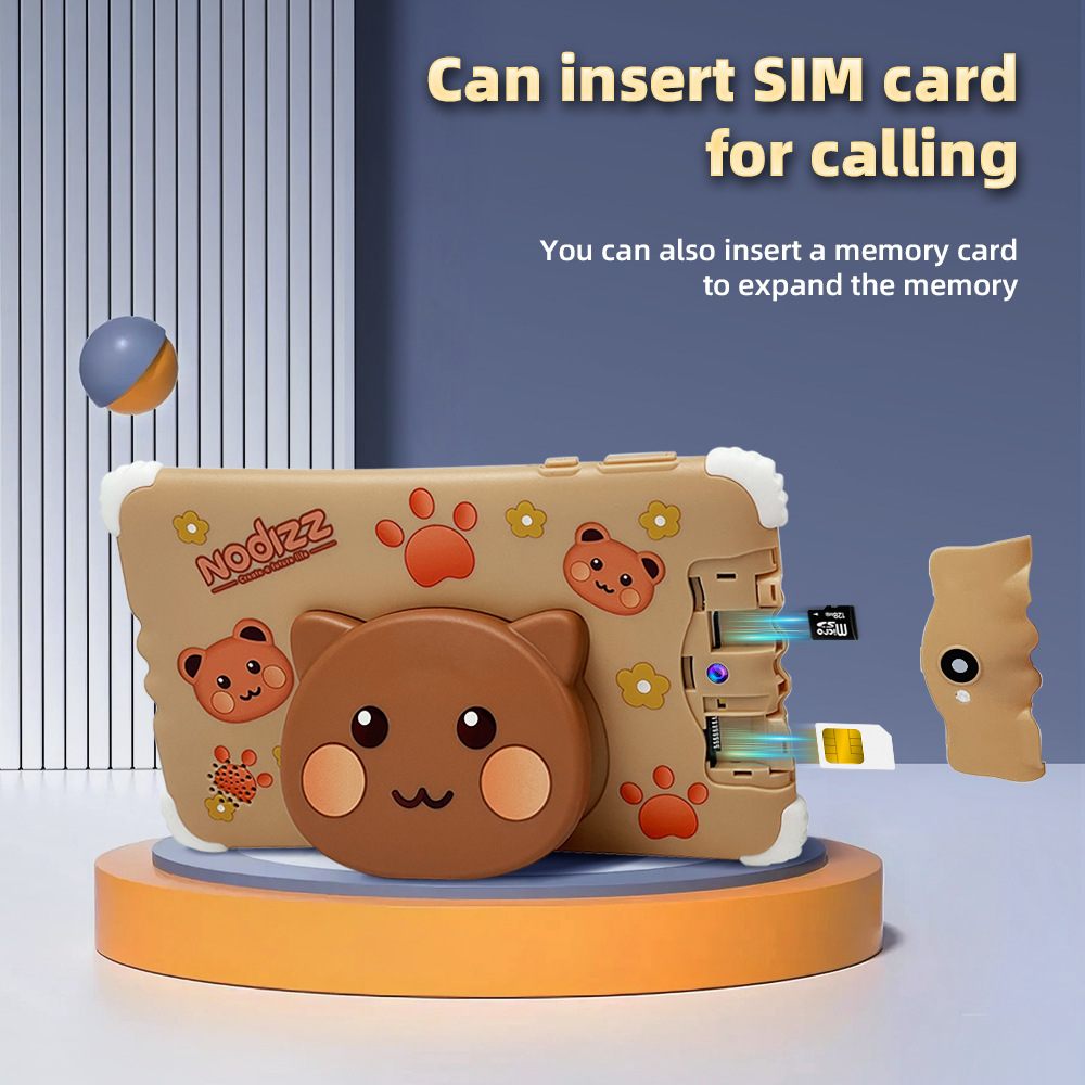 2025 Cross-Border New Dual Sim+Wifi Card Kidsren's Tablet 7Inch Kids Tablet Learning Machine