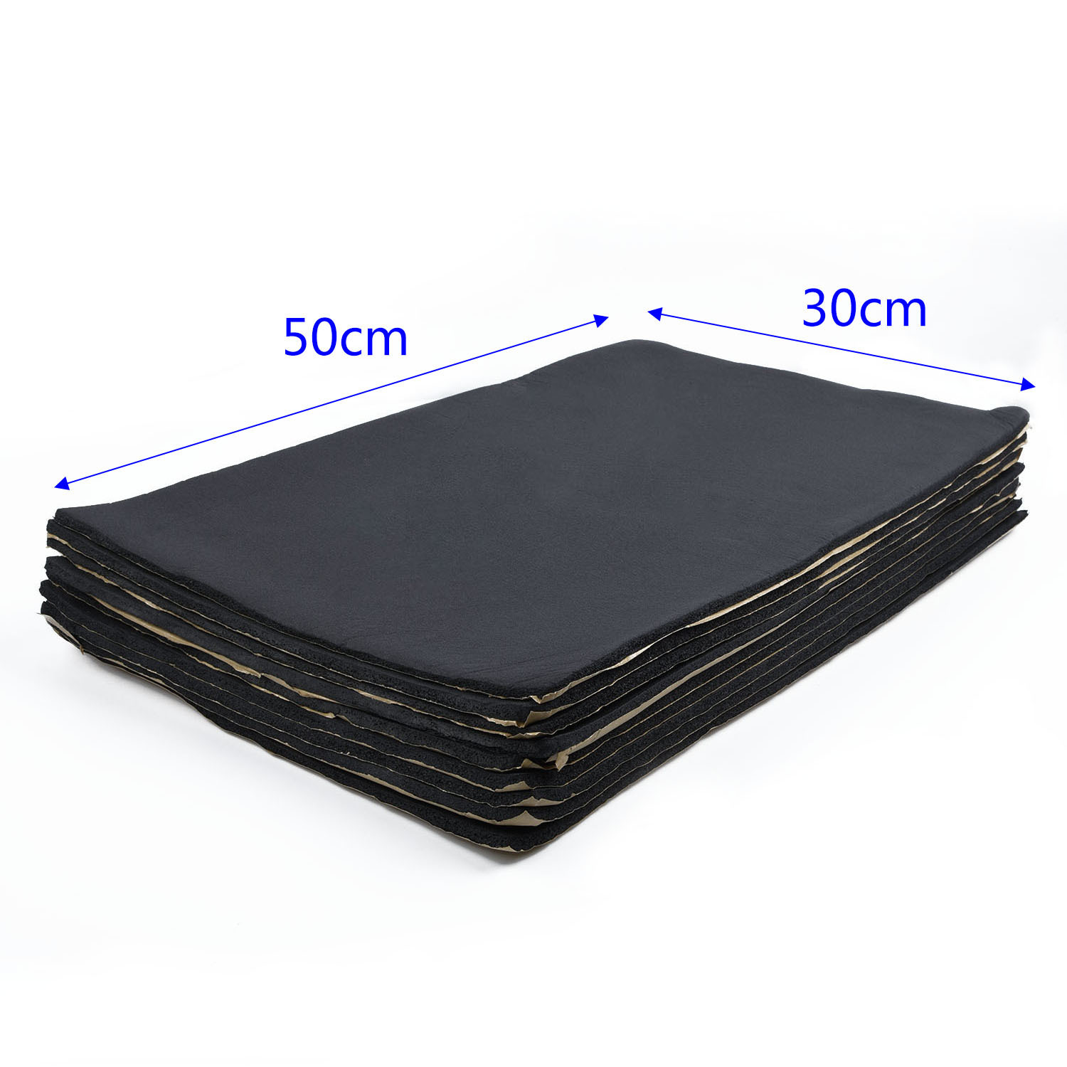 Cross-border automobile sound insulation cotton heat insulation cotton rubber plastic cotton belt adhesive self-adhesive sound insulation damping pad Amazon foreign trade