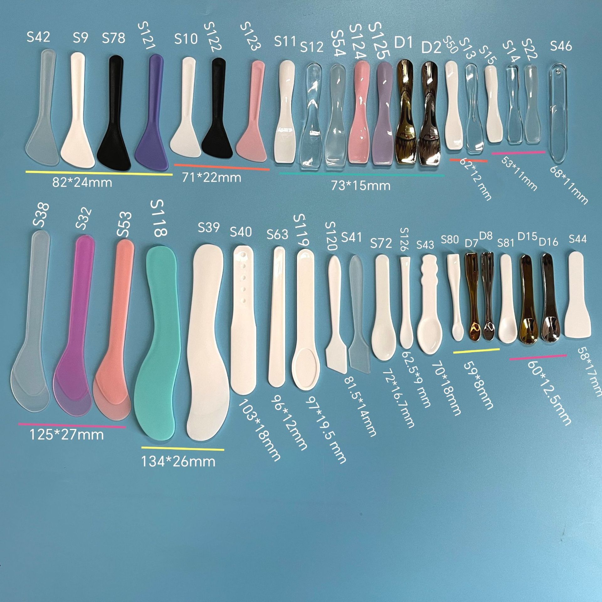 Source factory cream spoon eye cream film spoon mask stick mask spoon skin care spoon cream spoon digging spoon scraper spoon makeup spoon