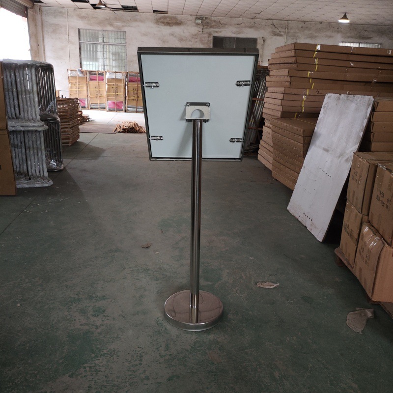 Stainless steel hotel sign water sign vertical billboard sign theater poster display