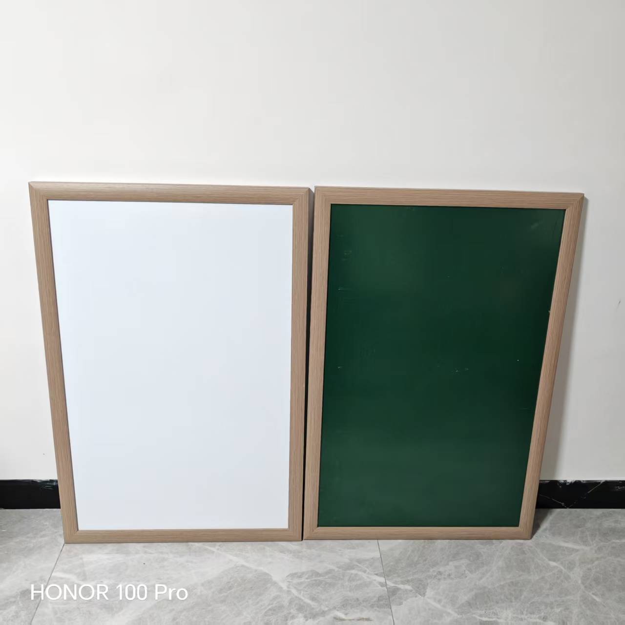 Hanging Blackboard School Classroom Wall Magnetic Writing Board Training Blackboard Dust-Free Blackboard Office Black and White Board Large Green Board