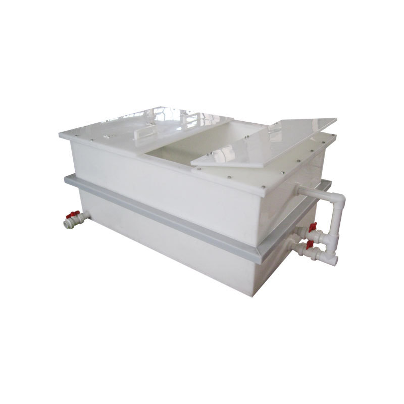 Pp Electrolytic Acid Washing Tank Plastic Sewage Treatment Tank Polypropylene Rectangular Plastic Water Tank Electrolytic Oxidation Tank