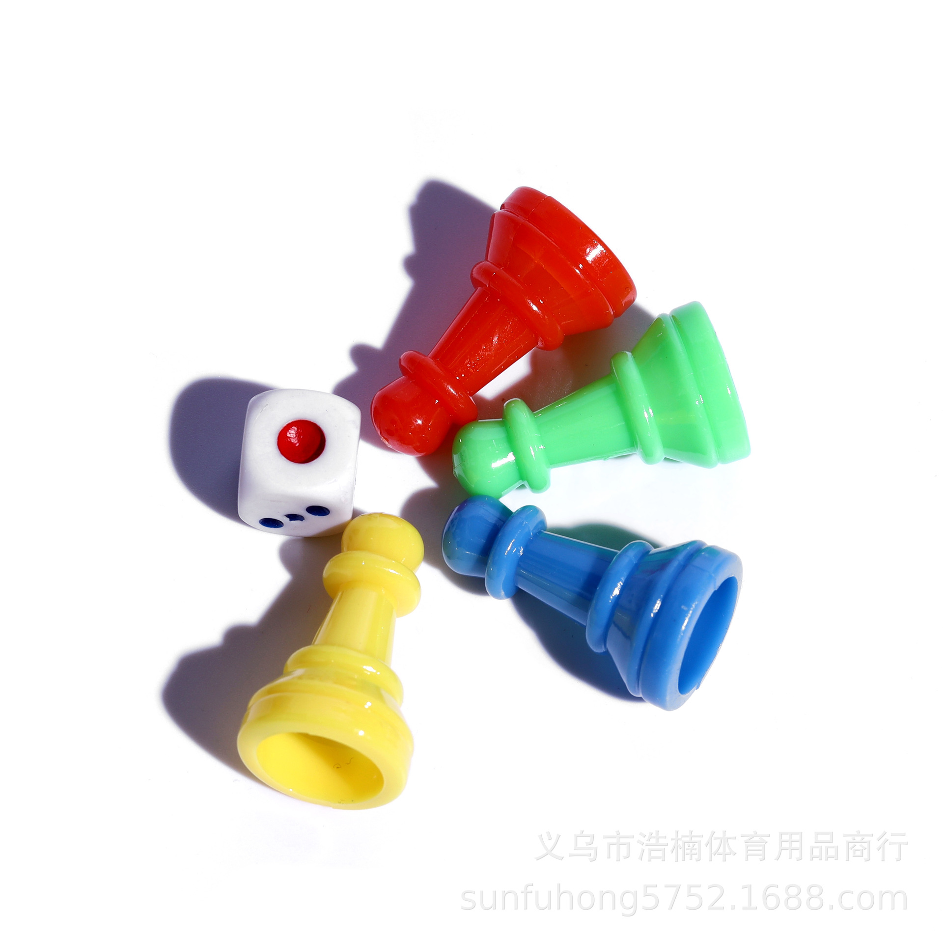 Factory spot plastic chess pieces checkers 30mm pieces dice Monopoly accessories flying chess game chess set