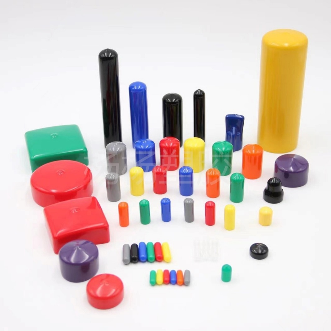 Rubber Sleeve Screw Protective Sleeve Transparent Rubber Cap Colorful Sheath Pvc Rubber Sleeve Dipped Elastic Plastic Sleeve Plug