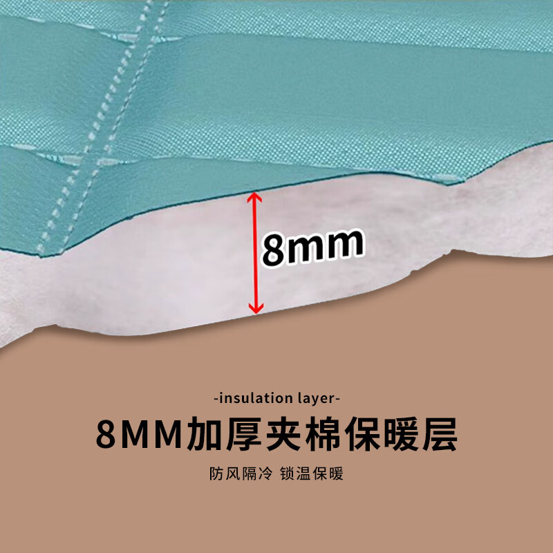 High-end Bathroom Round Bath Cover Bath Account Thickened Thermal Insulation Cotton Winter Bath Shower Curtain Home Warm Shower Protection