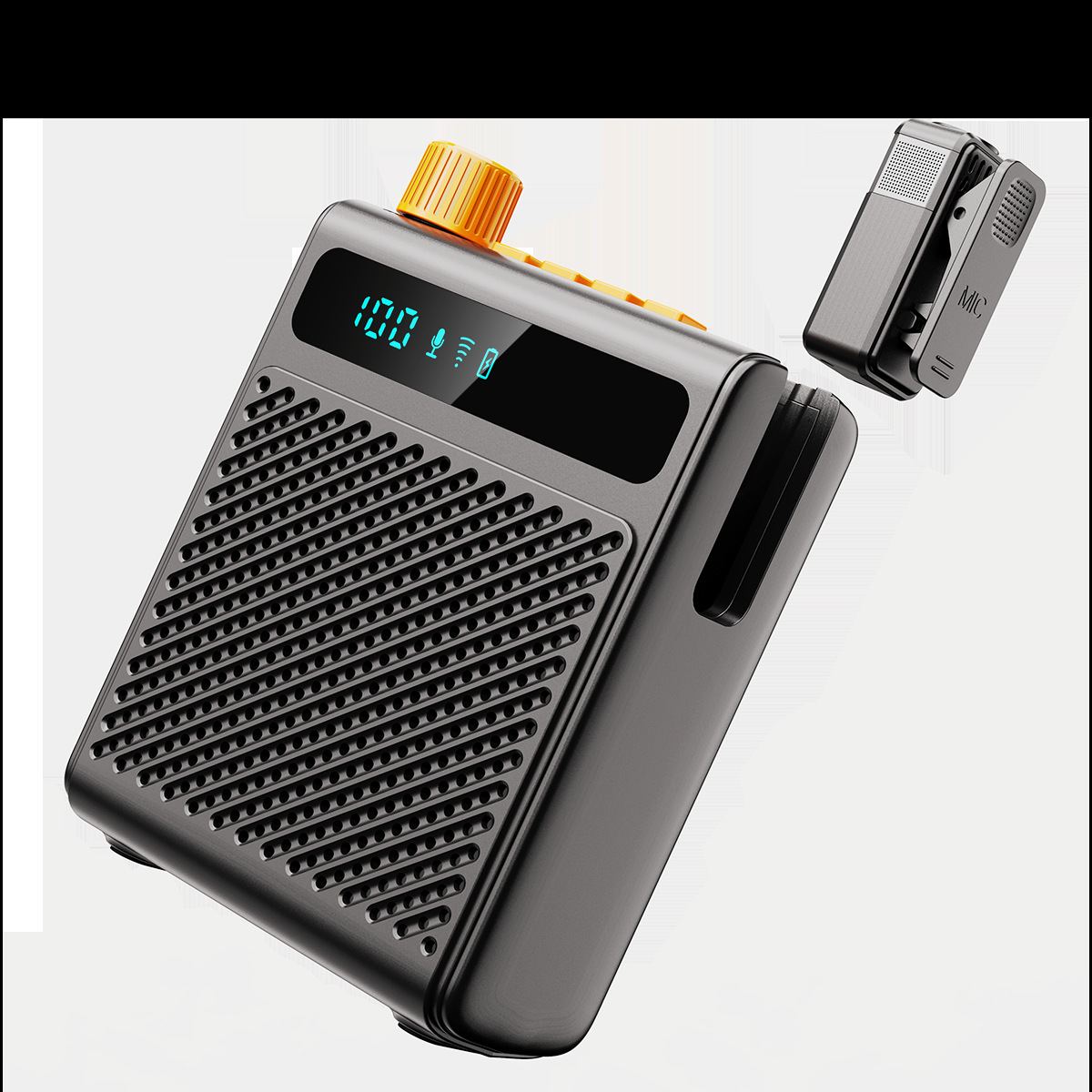 New Little Bee Loudspeaker Teacher's Special Speaker Tour Guide Wireless Megaphone Bluetooth Anti-Howling Portable