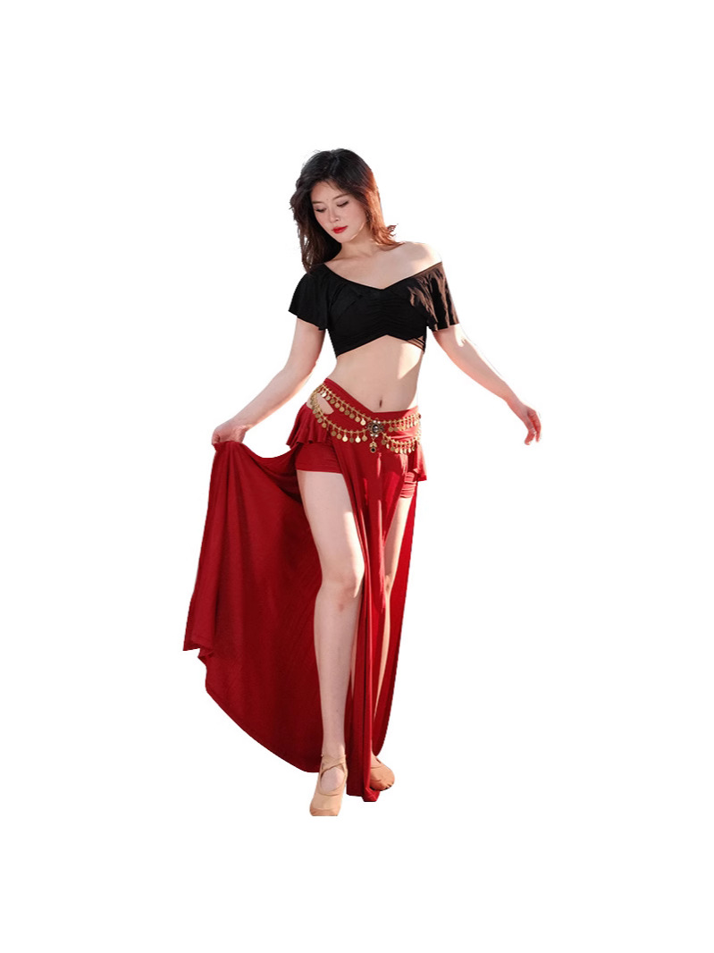 Modal Belly Dance Costume Practice Clothes Sexy Long Dress plus size Performance Dance suit New Beginners