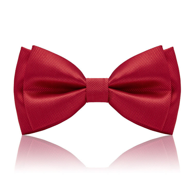 Wedding Tie for Men Korean Style Groom Wedding Best Man Men's Tie British Black Bow Tie Red Bow Tie