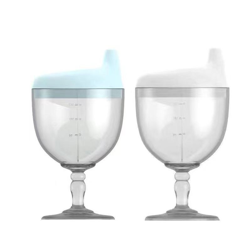 Manufacturer Wholesale Creative Duckbill Spout with Scale 180ml Sealed Silicone Leak-Proof Goblet