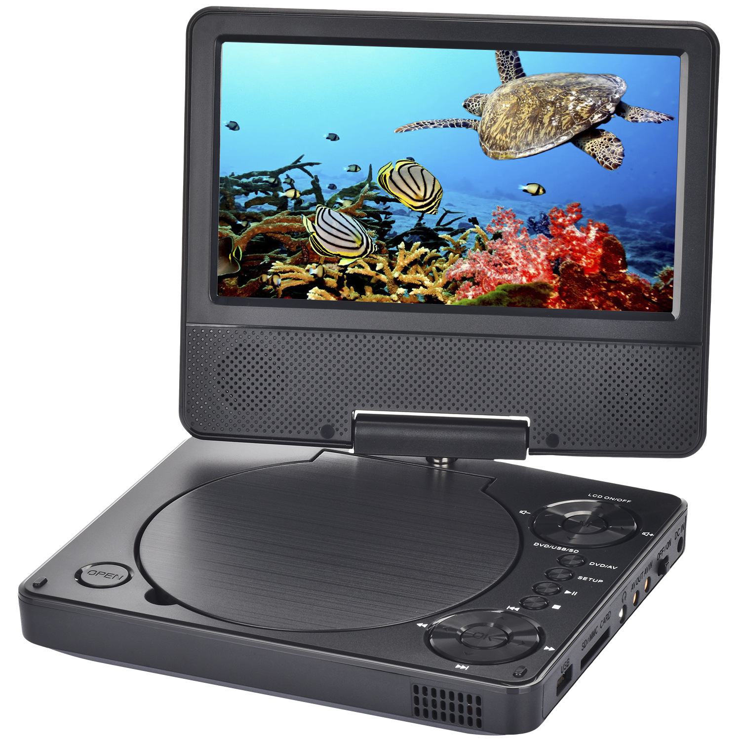 Mini Bluetooth Full Format Portable High-Definition Mobile Video Dvd Player 7inch Machine Theater 9 Inch 1080P