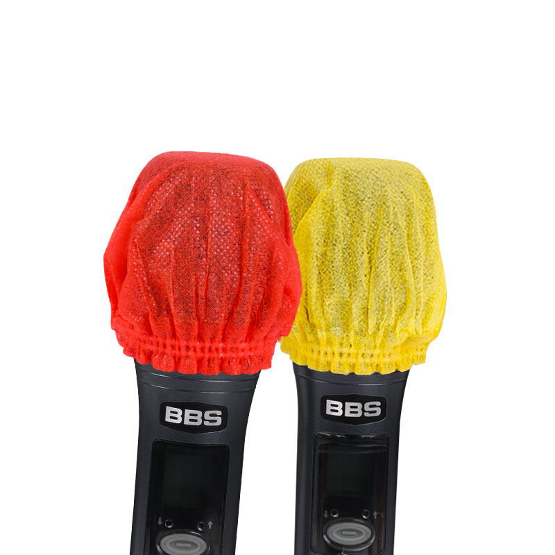 New Disposable Microphone Cover Non-woven Microphone Cover O-shaped U-shaped Wheat Cover Dust Cover Microphone Cap Spot Quick Release