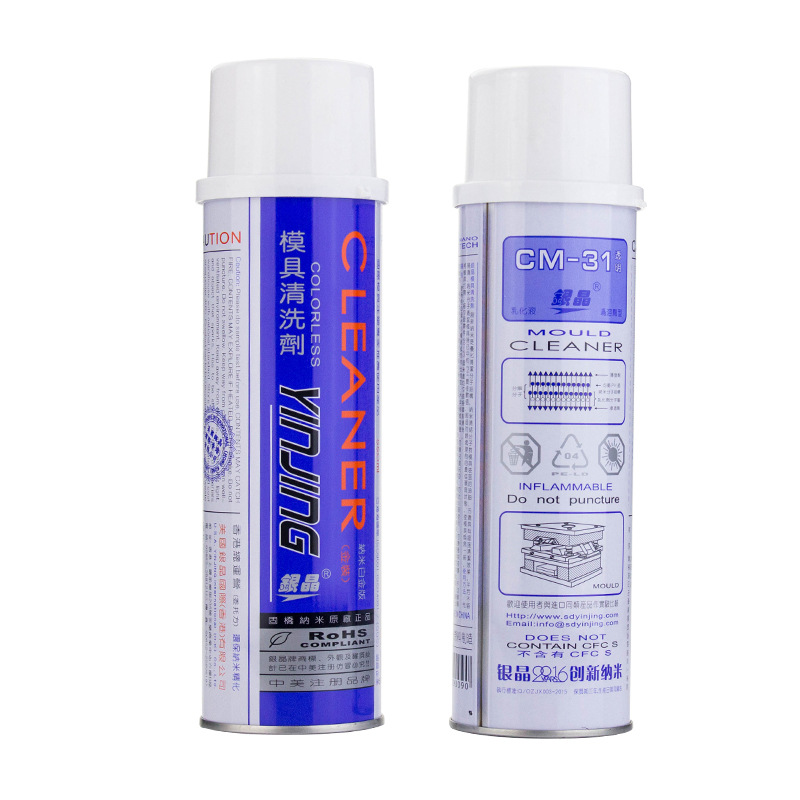 Silver Crystal Mold Cleaning Agent Powerful Cleaning Cm-31-36 Injection Molding Machine Transparent Spray to Remove Oil, Scale and Rust