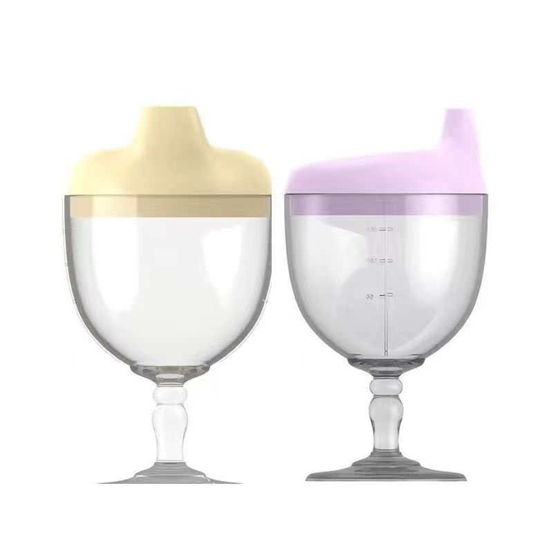 Manufacturer Wholesale Creative Duckbill Spout with Scale 180ml Sealed Silicone Leak-Proof Goblet