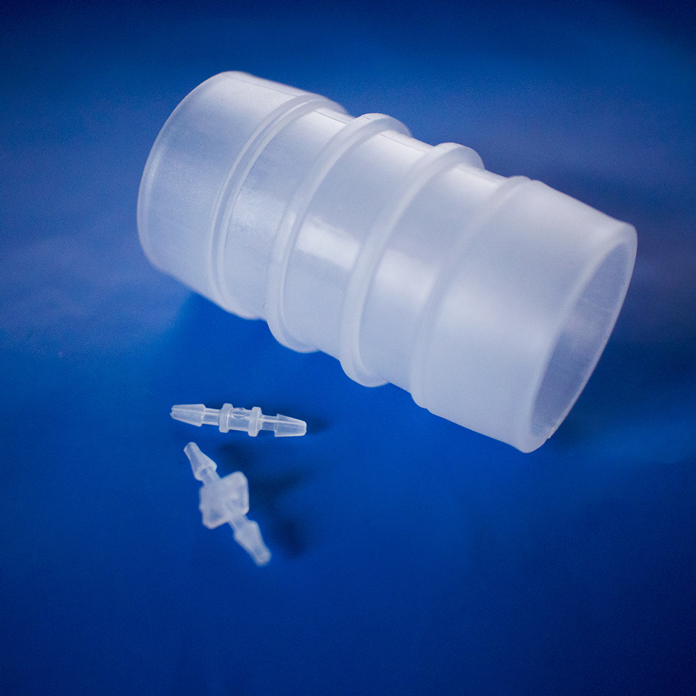 Amazon Flat Mouth Straight-Through Pagoda Two-Way Hose Reducer Plastic Pagoda Connector for Oxygen Tubing Plastic Pipe Fittings