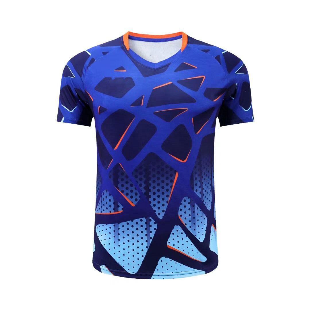 New Clothes, Table Tennis Team Uniforms, Short-Sleeved Table Tennis Tops, Men's and Women's Table Tennis Uniforms, Kidsren's Quick-Drying Breathable Fitness Clothes