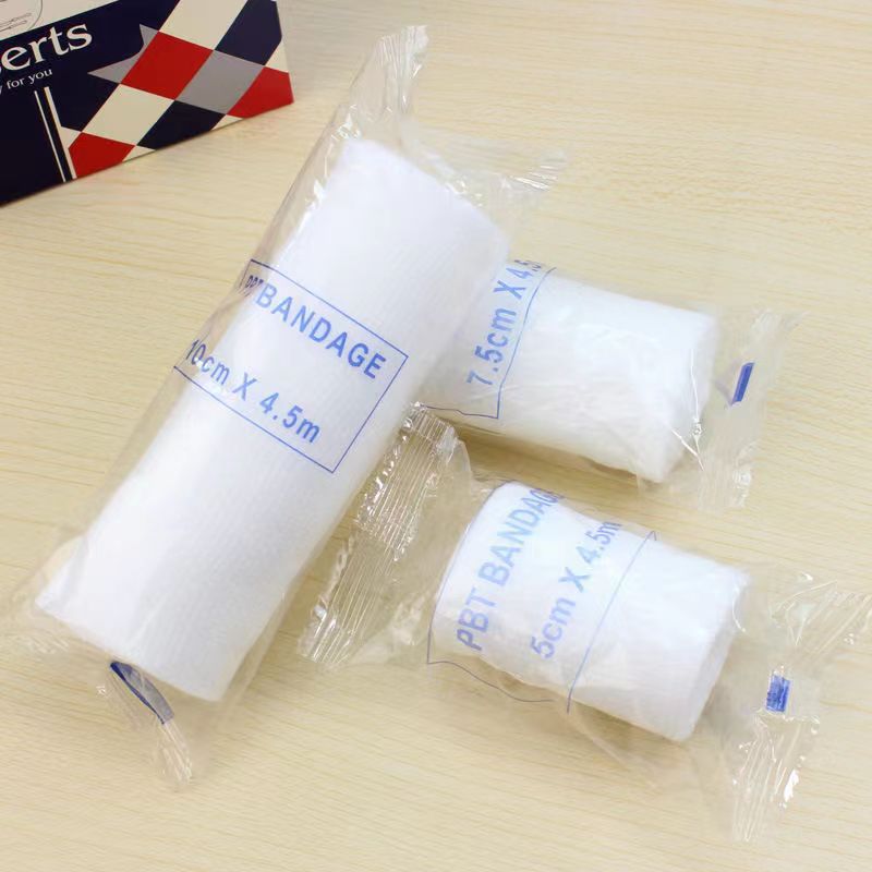 PBT bandage sports outdoor bandage fixed elastic PBT bandage 5cm first aid kit accessories breathable elastic bandage