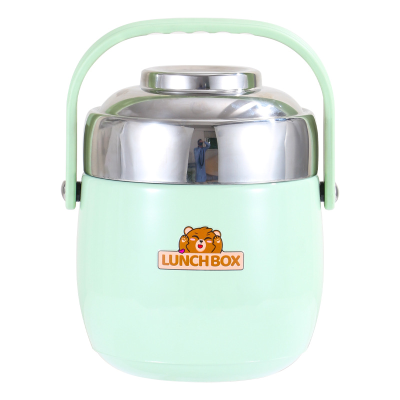 Insulated Lunch Box 304 Stainless Steel Office Portable Lunch Box Multi-Layer Large Easy Lunch Box Insulated Pot